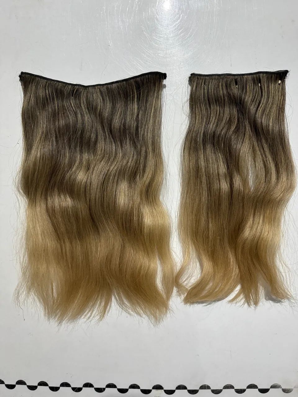 Mega Hair loiro premium (2 camadas) - efeito natural e discreto