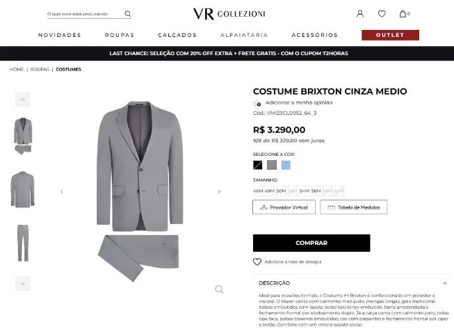 Terno Costume VR Menswear - Foto 4