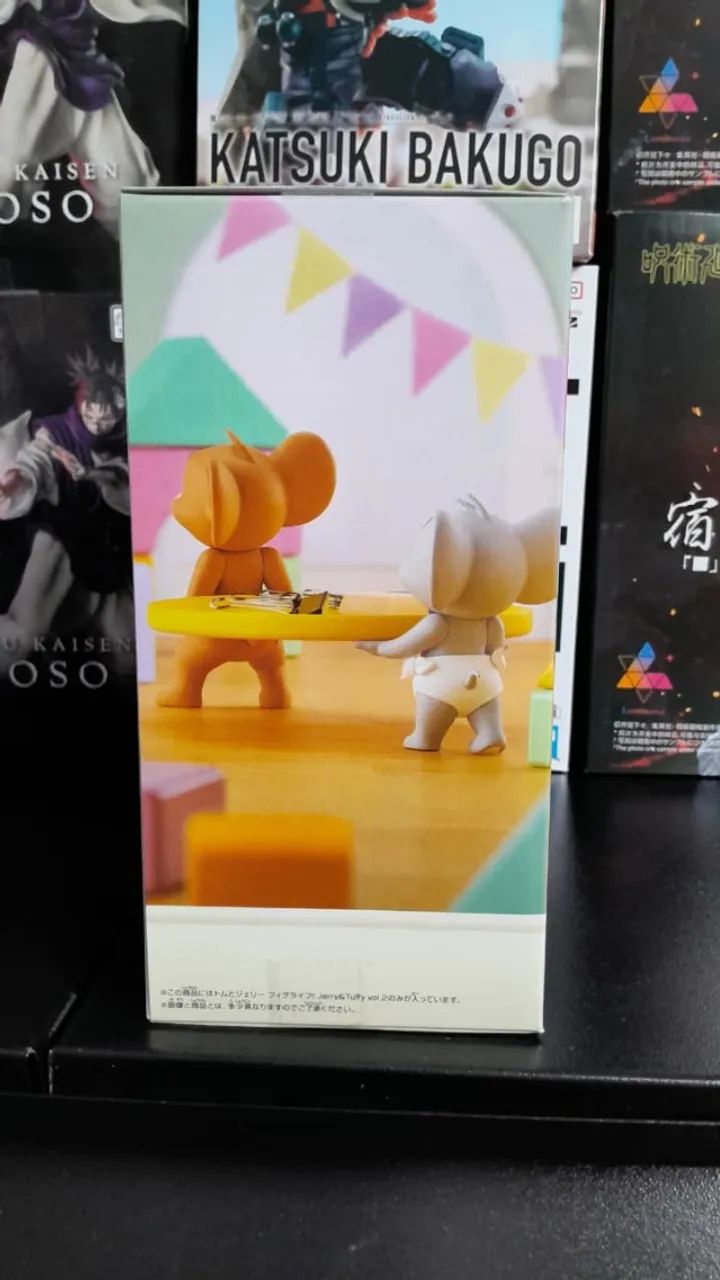 Banpresto Tom E Jerry Fig Life! Jerry E Tuffy Porta Treco