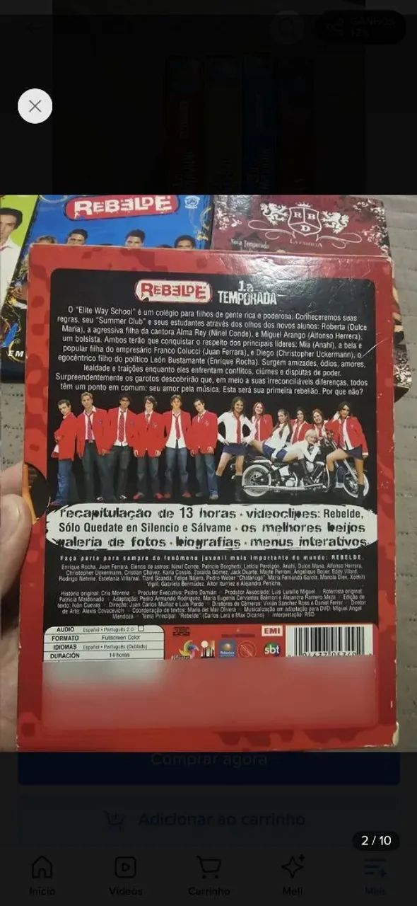 Box DVD - RBD - REBELDE - Foto 3