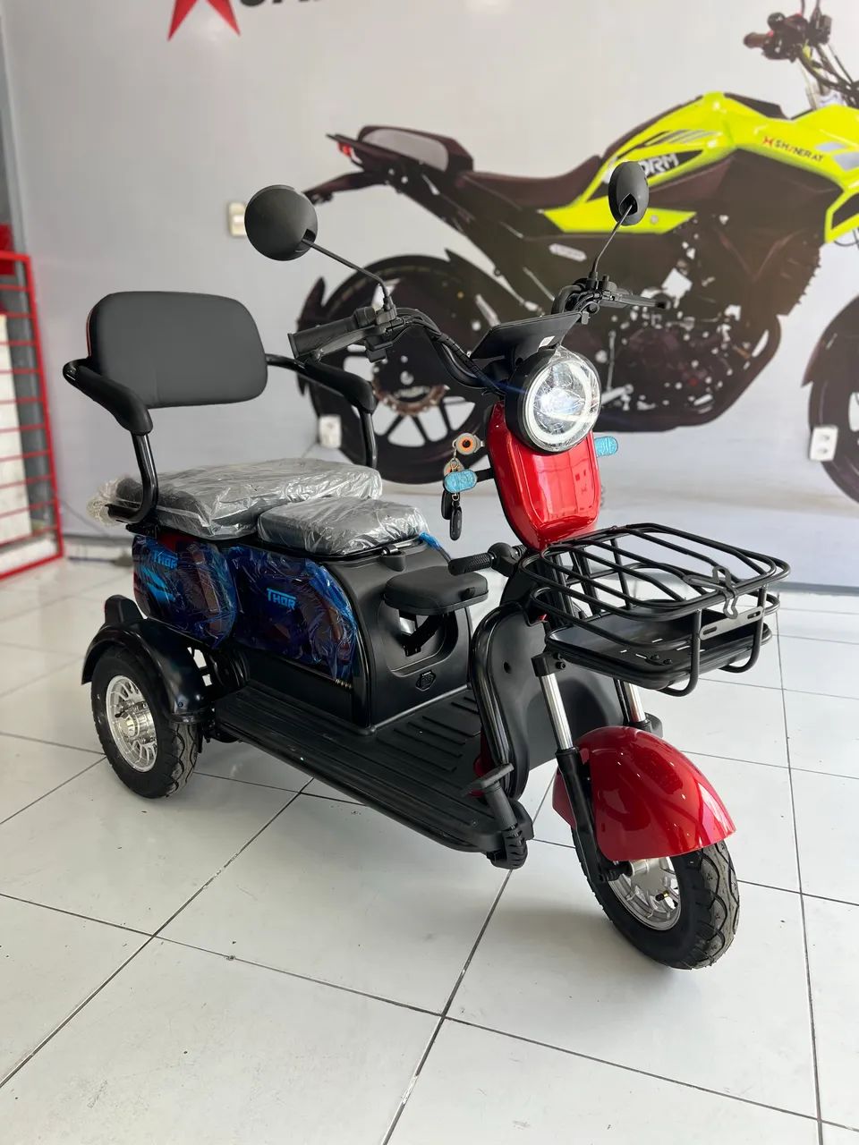 TRICICLO THOR 03 LUGARES ELÉTRICOS 