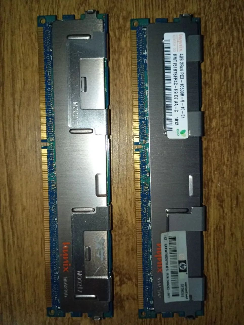 Memórias RAM ECC Hynix 8GB DDR3 1333MHz (2x4GB)
