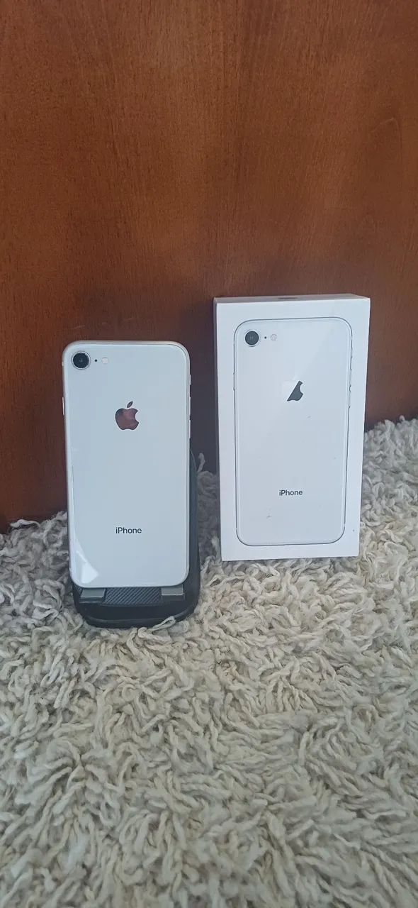 iPhone 8 64GB Branco Impecável + Caixa e Acessórios - Foto 2