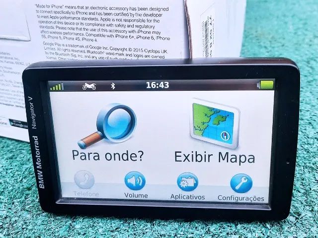 GPS BMW Motorrad Navigator V - Impecável Na Caixa Com Manuais - Foto 2