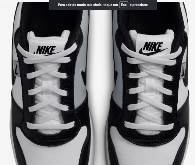 Tênis Nike Ebernon Low Premium Panda - Foto 3