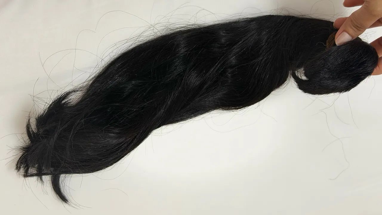 Vendo cabelo humano 100% virgem é liso - Foto 3