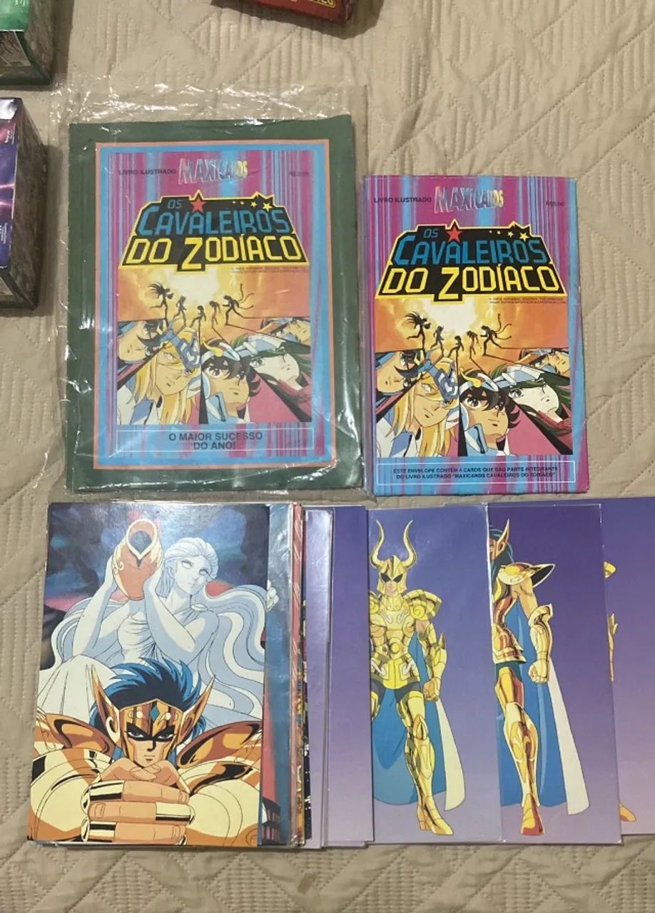 Coleção MAXICARDS Completa Cavaleiros do Zodíaco - Anos 90