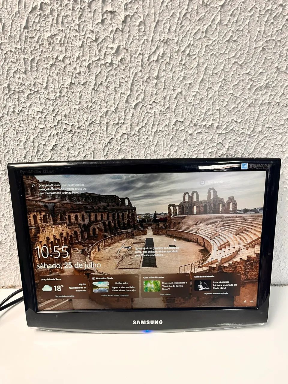 Lote com 6 monitores para pc, funcionando  - Foto 4