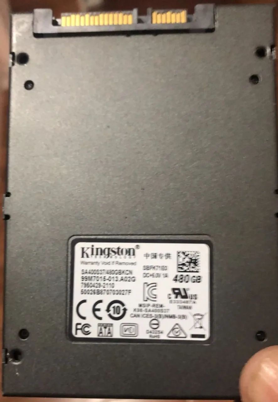 SSD 480GB Kingston para Notebook - Foto 2