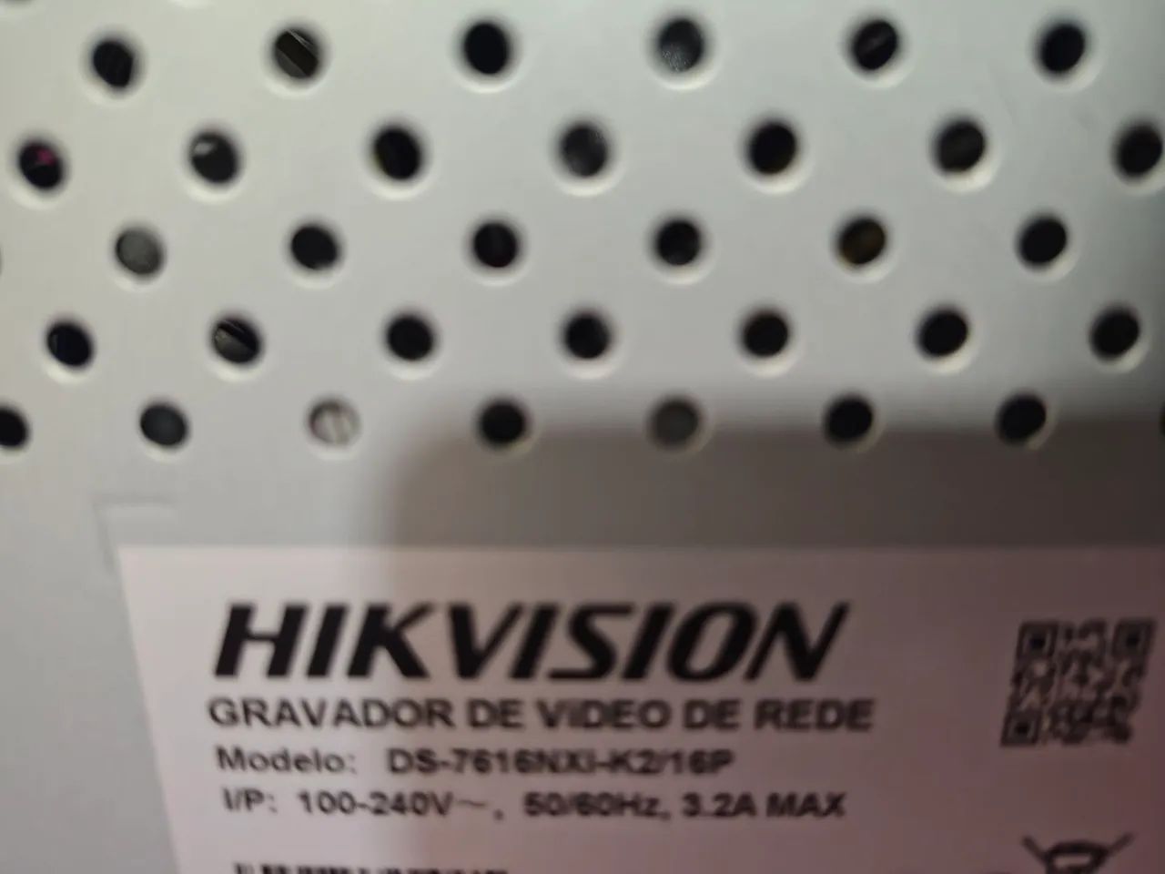 DVR Hikvision 16 canais 