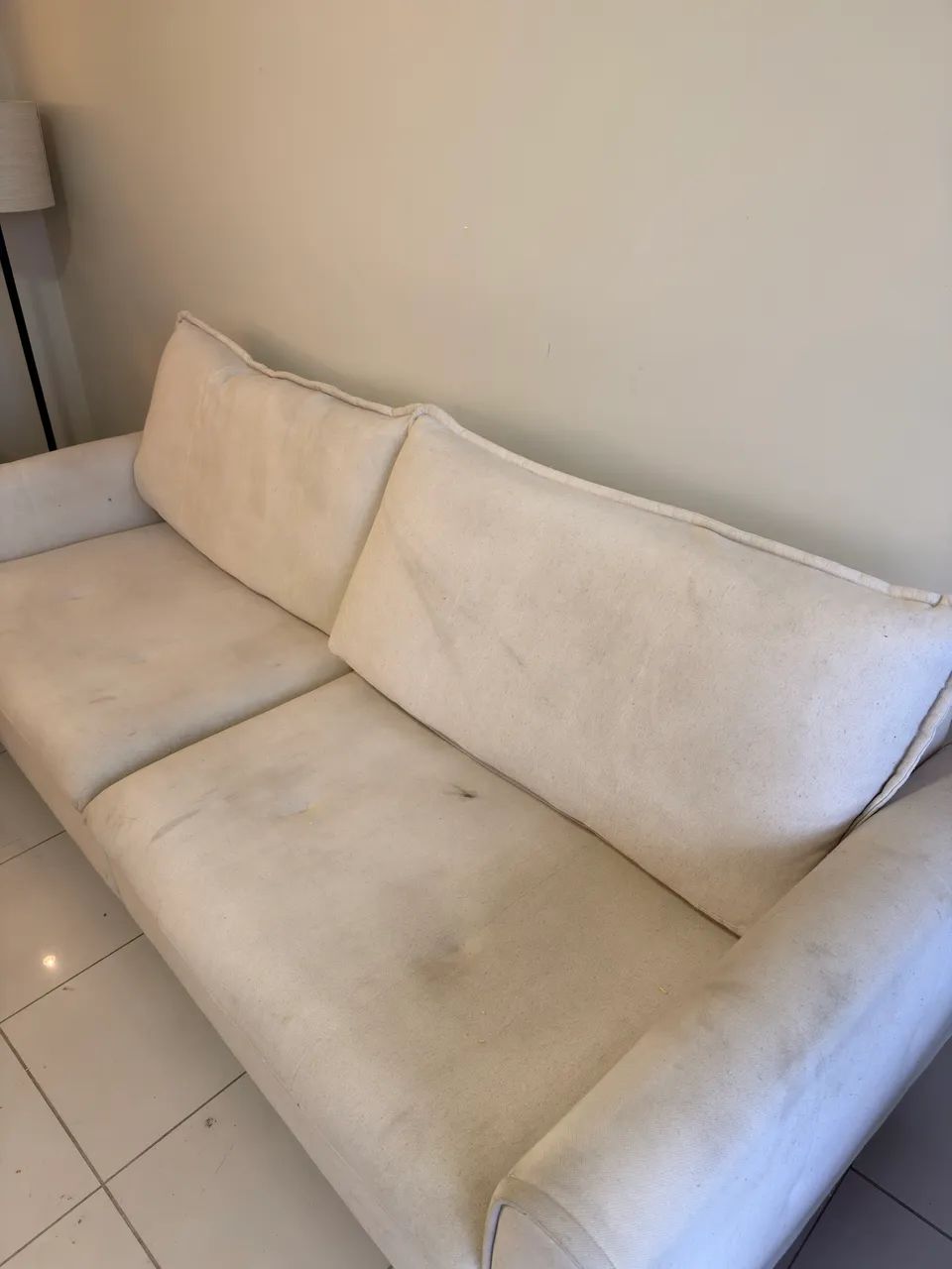 Sofá 4 lugares de linho  - Foto 2