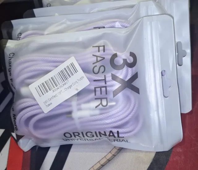Cabo USB C 60W 3 Metros Pacote com 2 Cabos - Foto 5