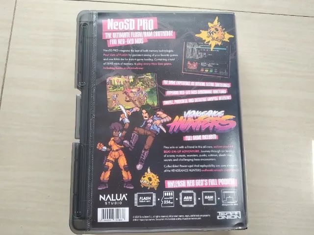 Neo Geo Everdrive - Neo SD Pro Vengeance Hunters - Novo com jogos