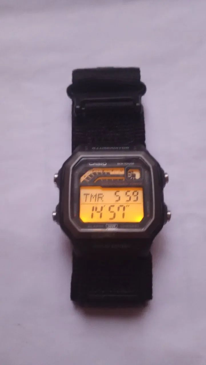Relógio digital Casio ws 1600h Original pulseira tática  - Foto 5