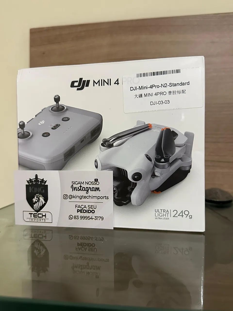 DRONE DJI MINI 4 PRO NOVO COM 2 VOOS