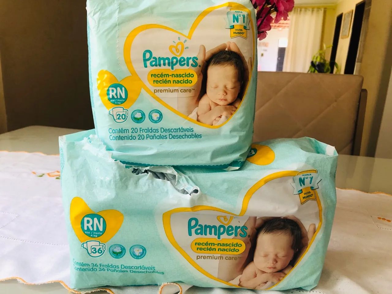 Fralda RN Pampers 