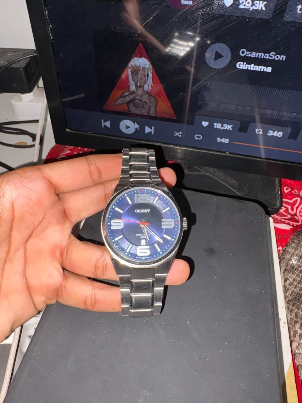 Orient MBSS1380 D2SX Azul/Prata - Foto 3
