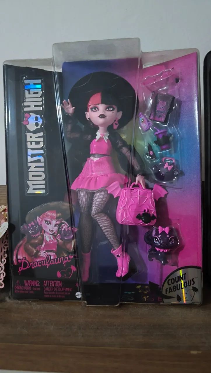 Monster High - Draculaura G3 pacote com 3 