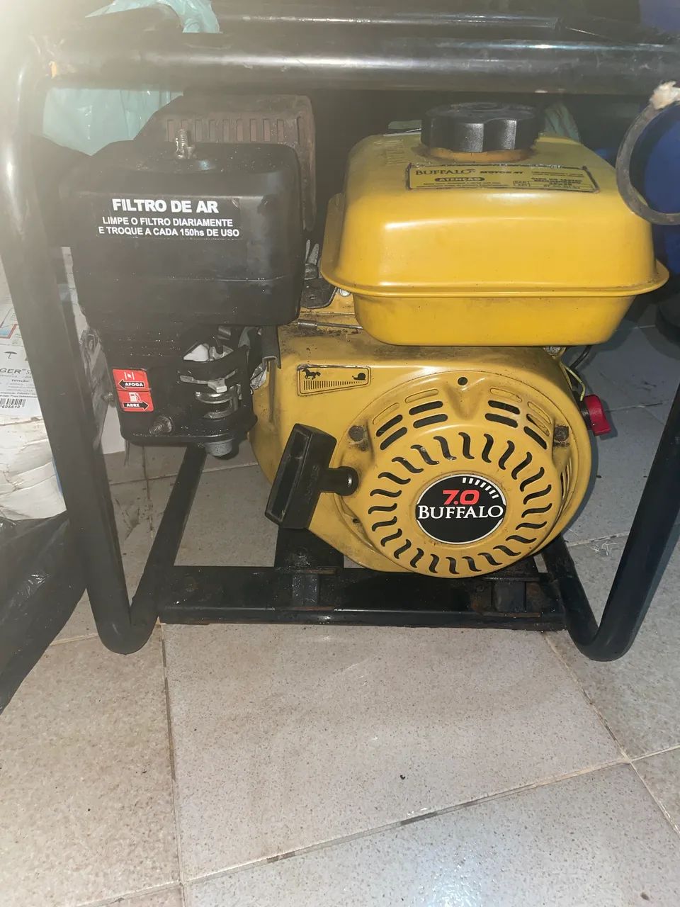 Motor acoplado com bomba d água  - Foto 3