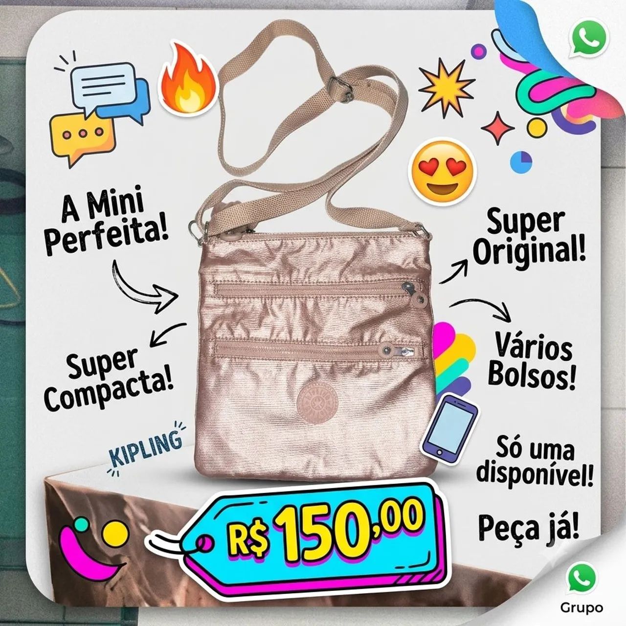 Bolsa Kipling