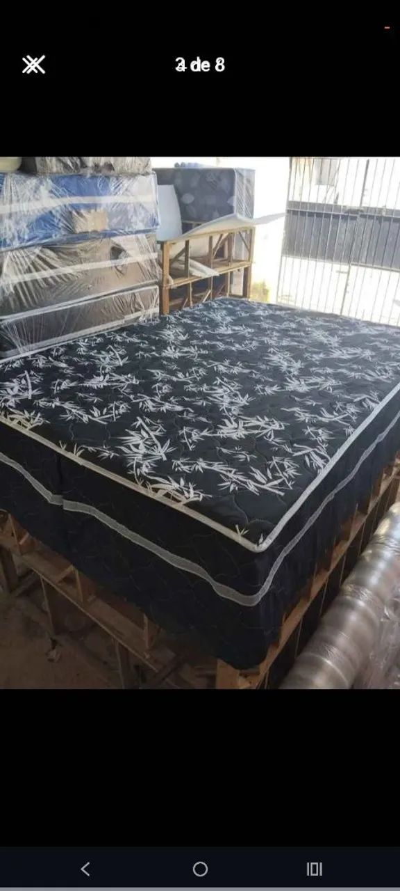 Cama box casal com espuma de 10cm  - Foto 3