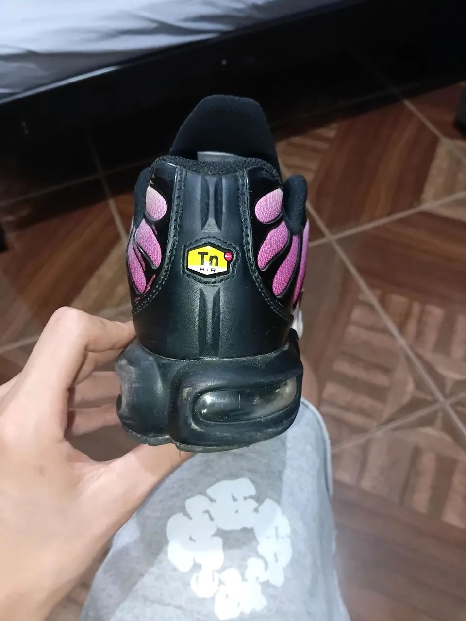 Air max tn roxo e bege - Foto 4