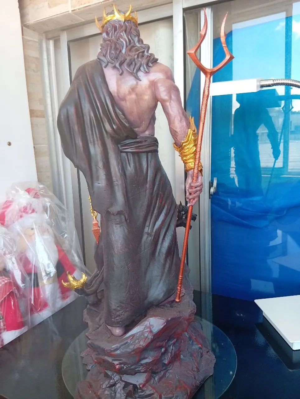 Hades 60 cm em resina 3D realista  - Foto 6