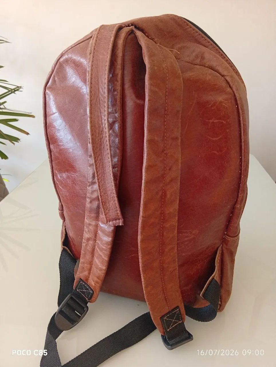 Mochila em couro  - Foto 2