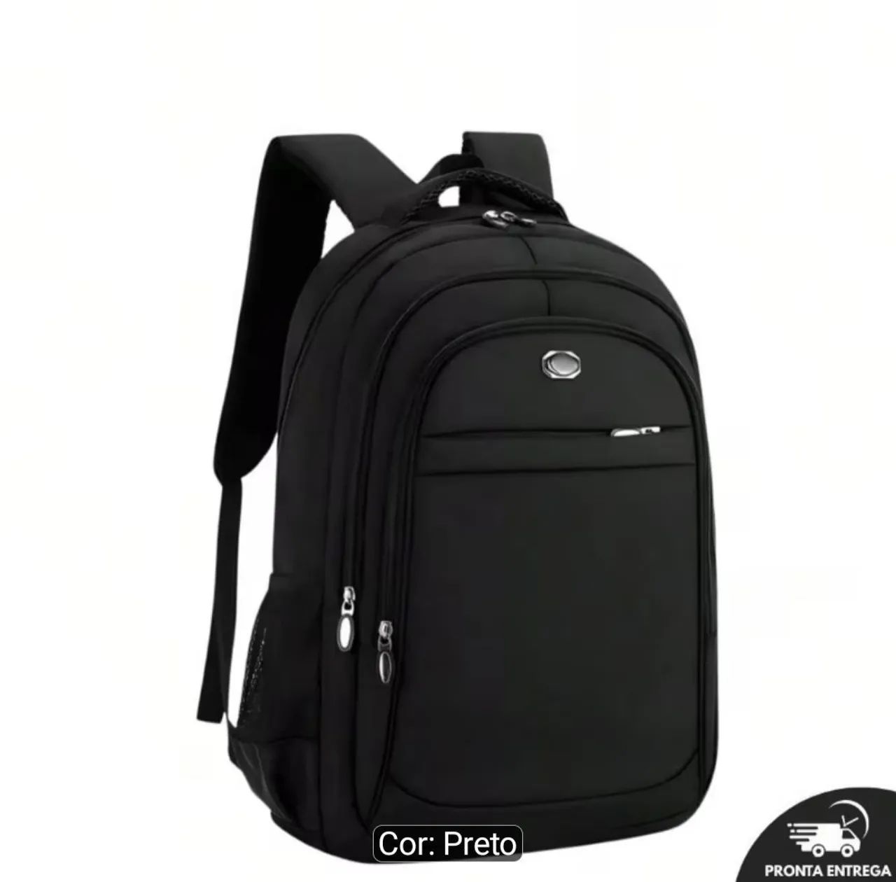 Mochila Preta Executiva - Prática, Espaçosa e Versátil - Foto 2