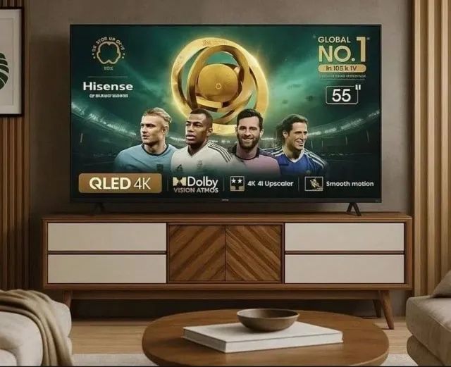 SMART TV HISENSE 55" QLED - HDR10+ - Q6  SERIES - R$ 2.299,99 - Foto 3