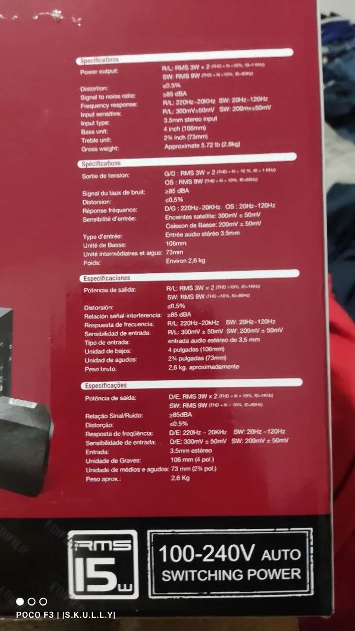Caixa de Som X100B 15W RMS EDIFIER - Foto 2