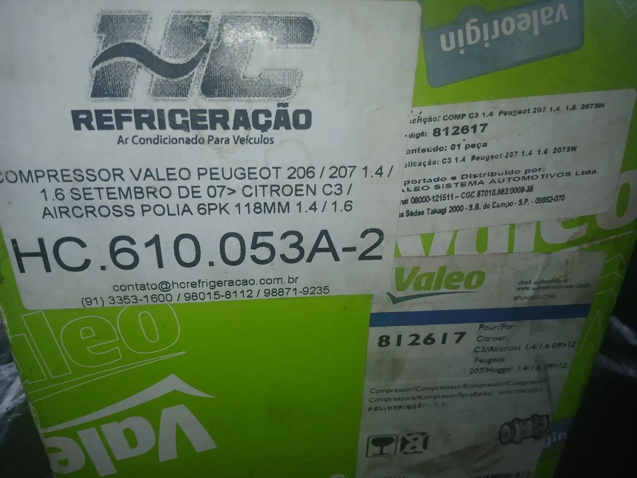 Vendo compressor do ar /Carro Novo