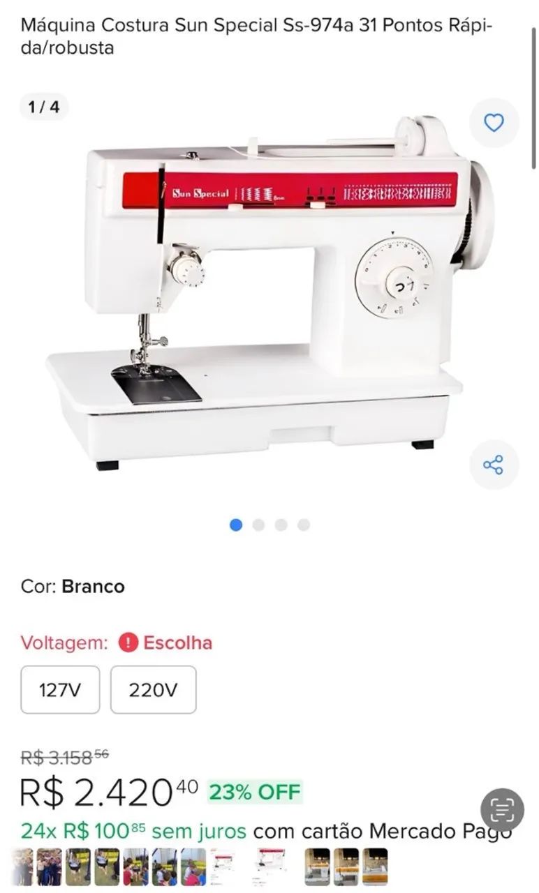 Máquina de Costura e Bordado - Foto 4