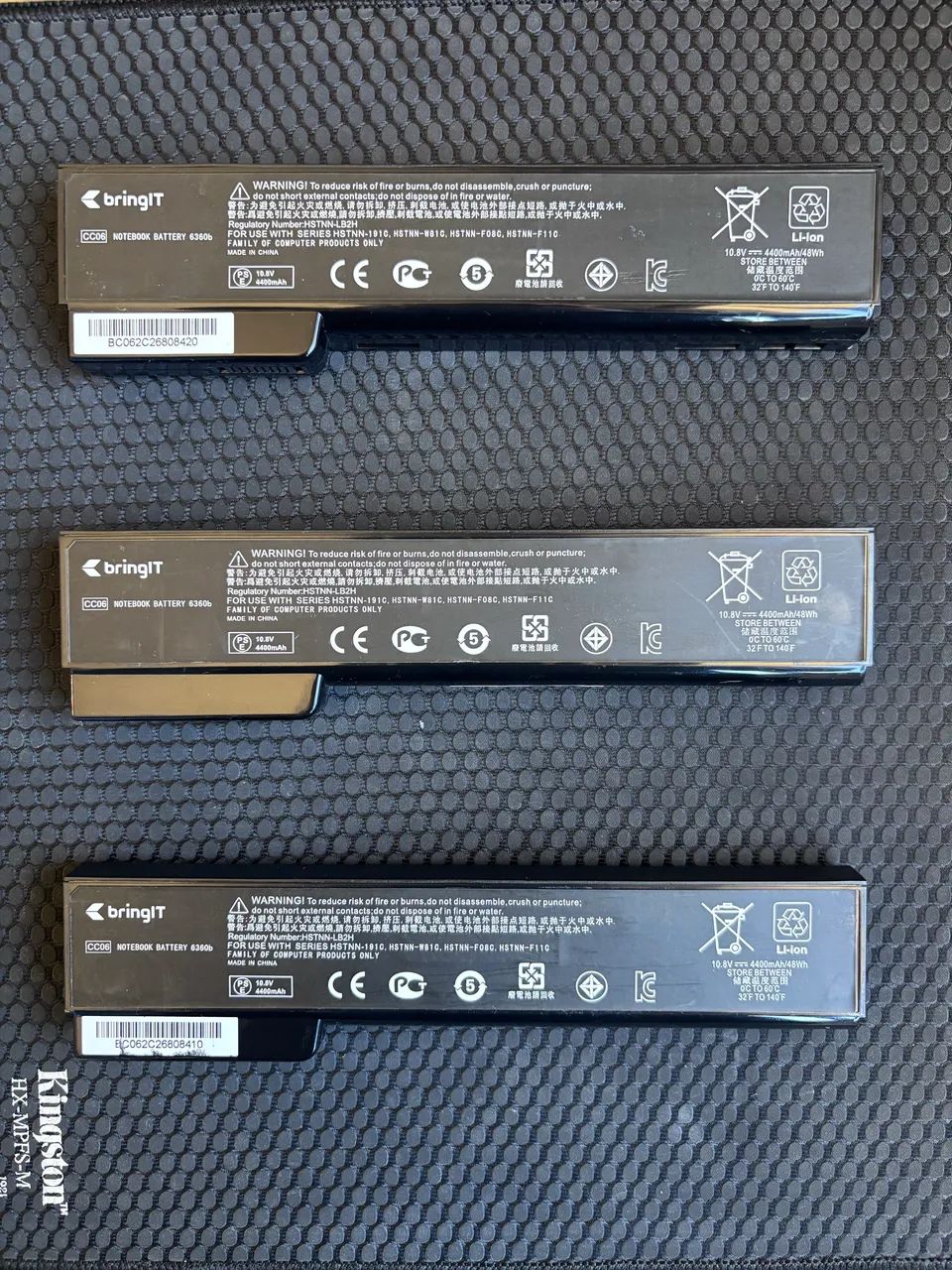 Kit 03 Baterias HP PROBOOK Cc06 - NOVA!!