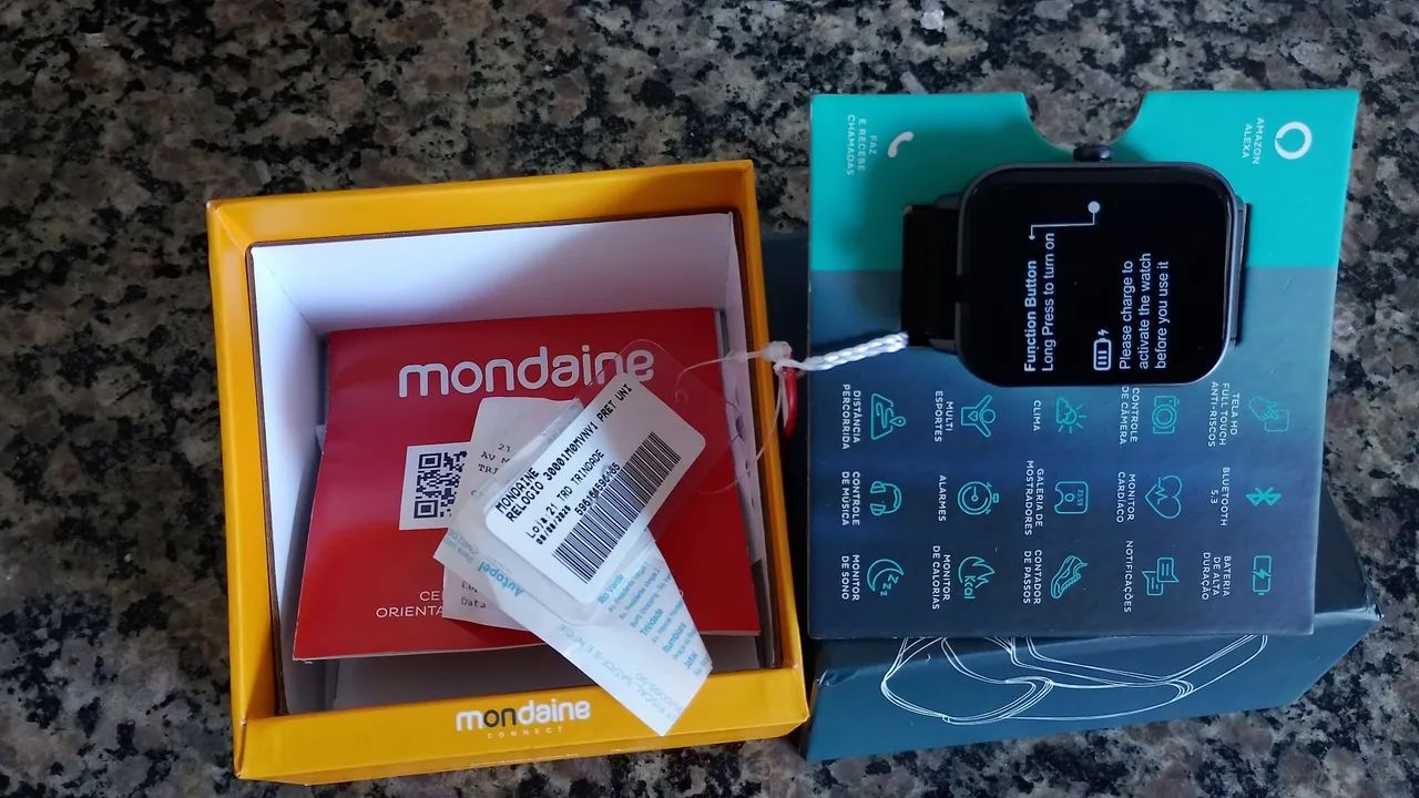Rel ógio smart na caixa sem uso. - Foto 2