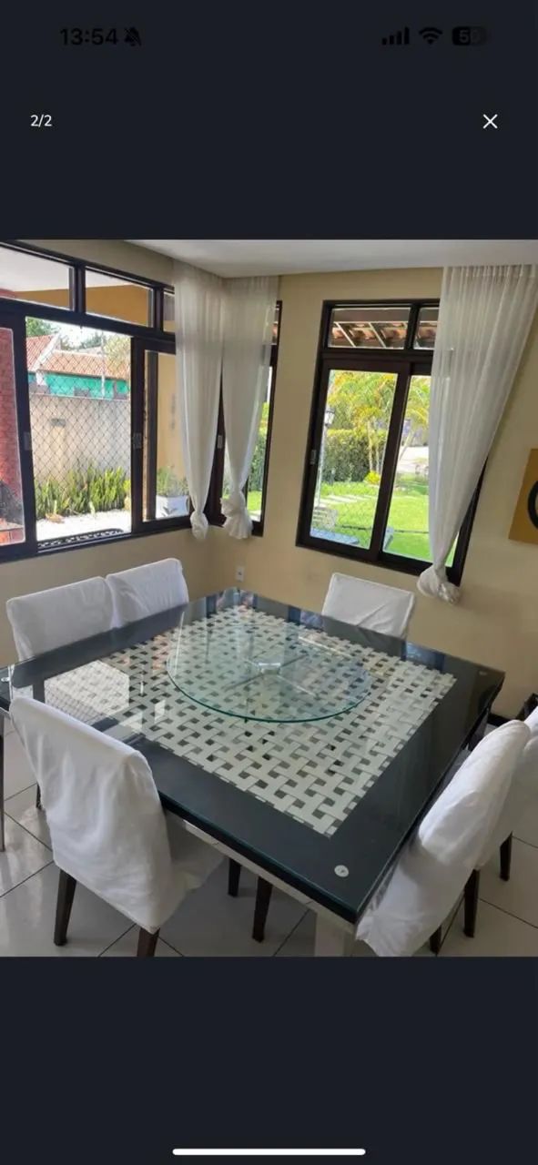 Mesa grande de vidro  - Foto 3
