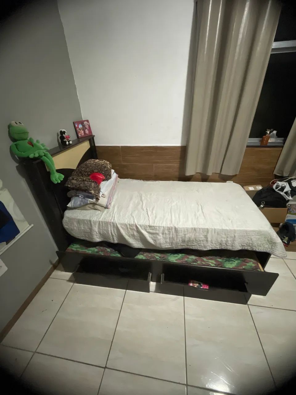 Cama solteiro c/ gaveta e cama auxiliar - Foto 3
