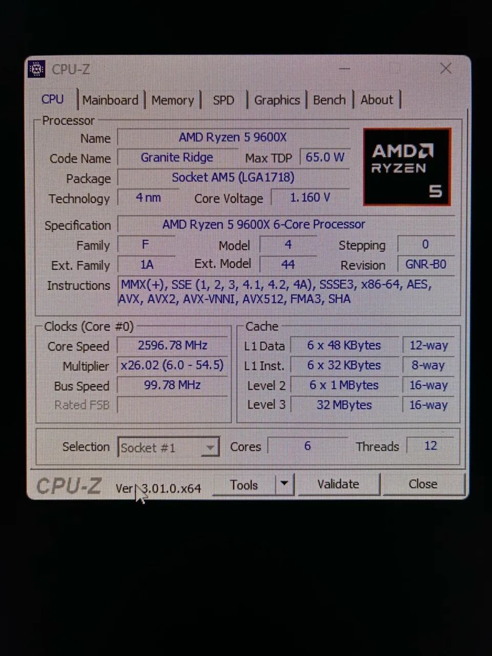 Processador ryzen 5 9600x amd - Foto 2