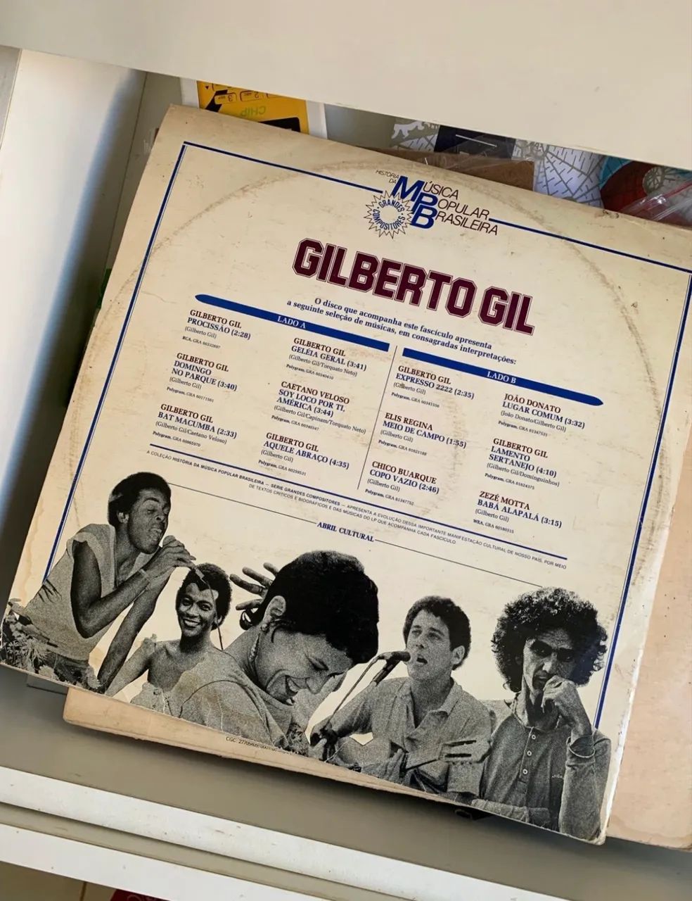 Disco vinil gilberto gil e fagner - Foto 2
