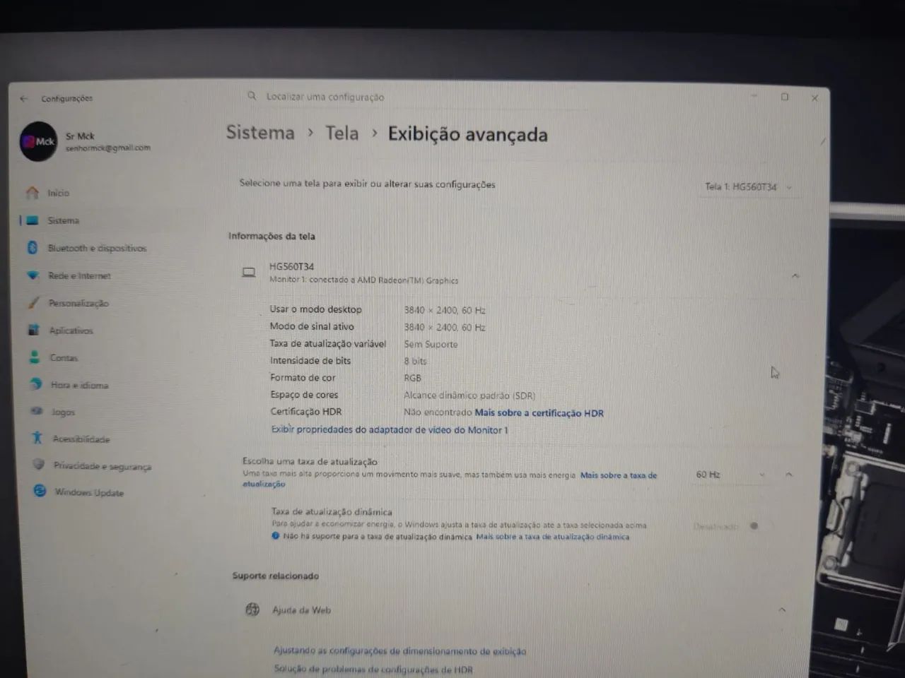 Monitor Portátil 4K 16'' 