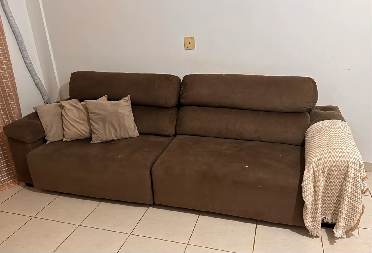 SOFÁ RETRÁTIL E RECLINÁVEL 3 METROS - Foto 4