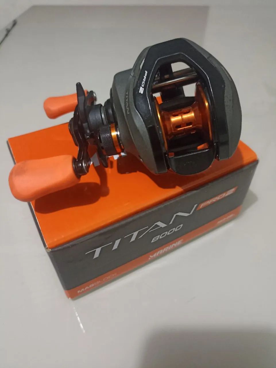 Carretilha marine Sport Titan Pro2 8000 - Foto 5