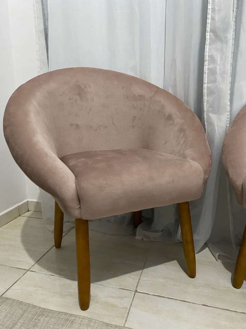 KIT COM 2 POLTRONAS ROSÊ - Foto 4