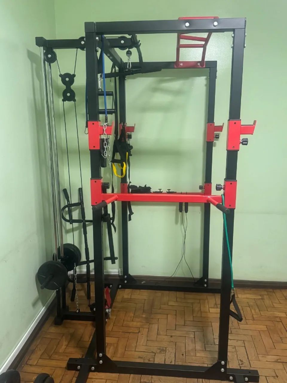 Gaiola Rack Exercit c/ Monocross Polia Simples para Anilhas EG-80 - Foto 5
