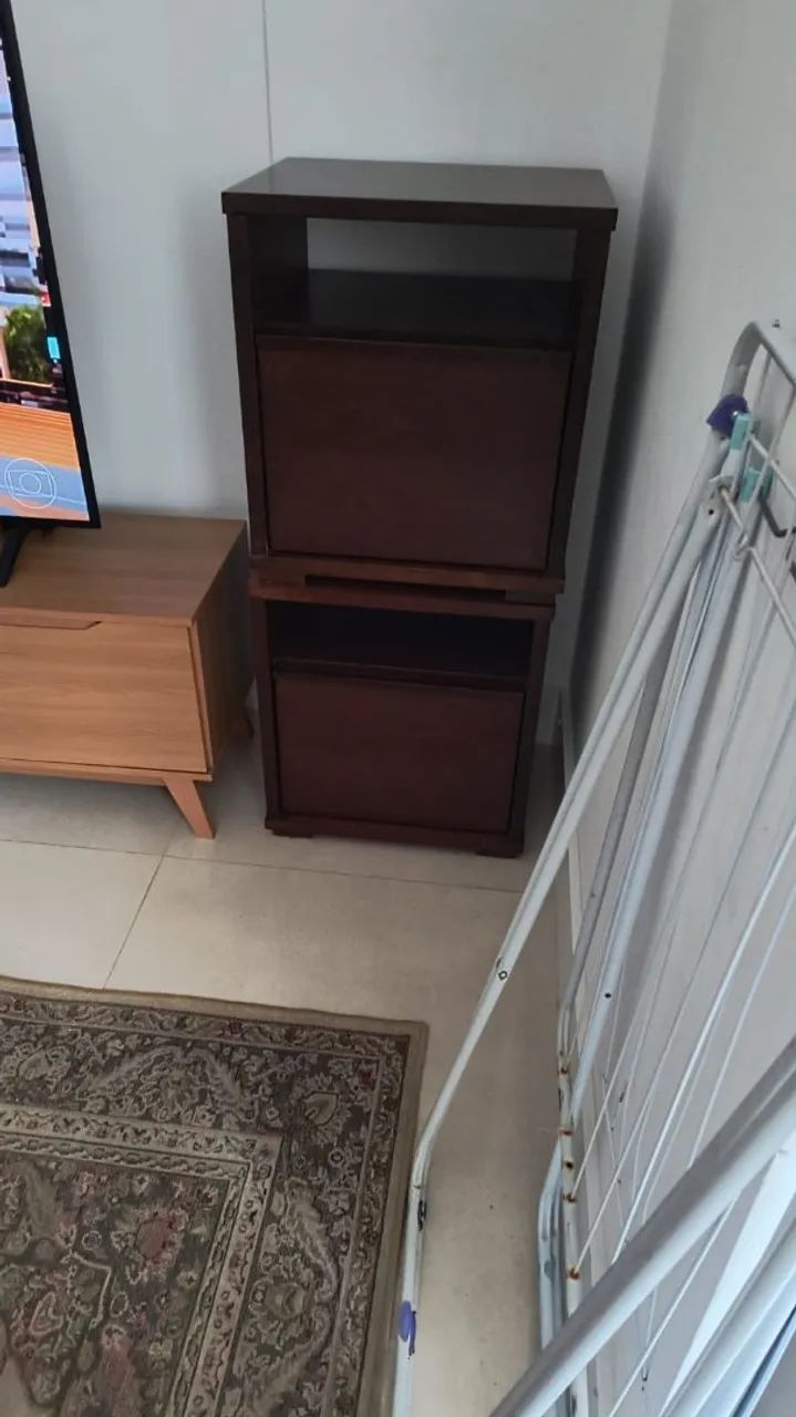 Cama Queen com colchão e criado  - Foto 4