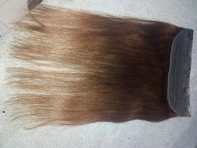 tic tac cabelo humano 50cm 90g - Foto 2