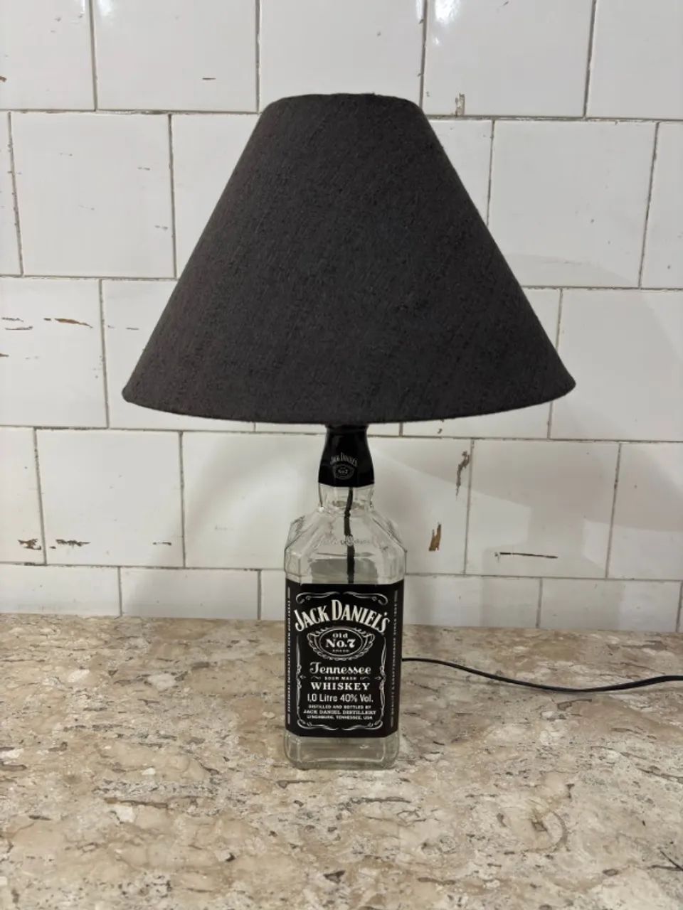Abajur Jack Daniels - Artesanal - Foto 2