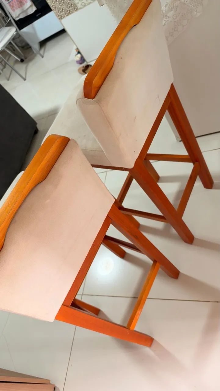 Banquetas Bege - Foto 2