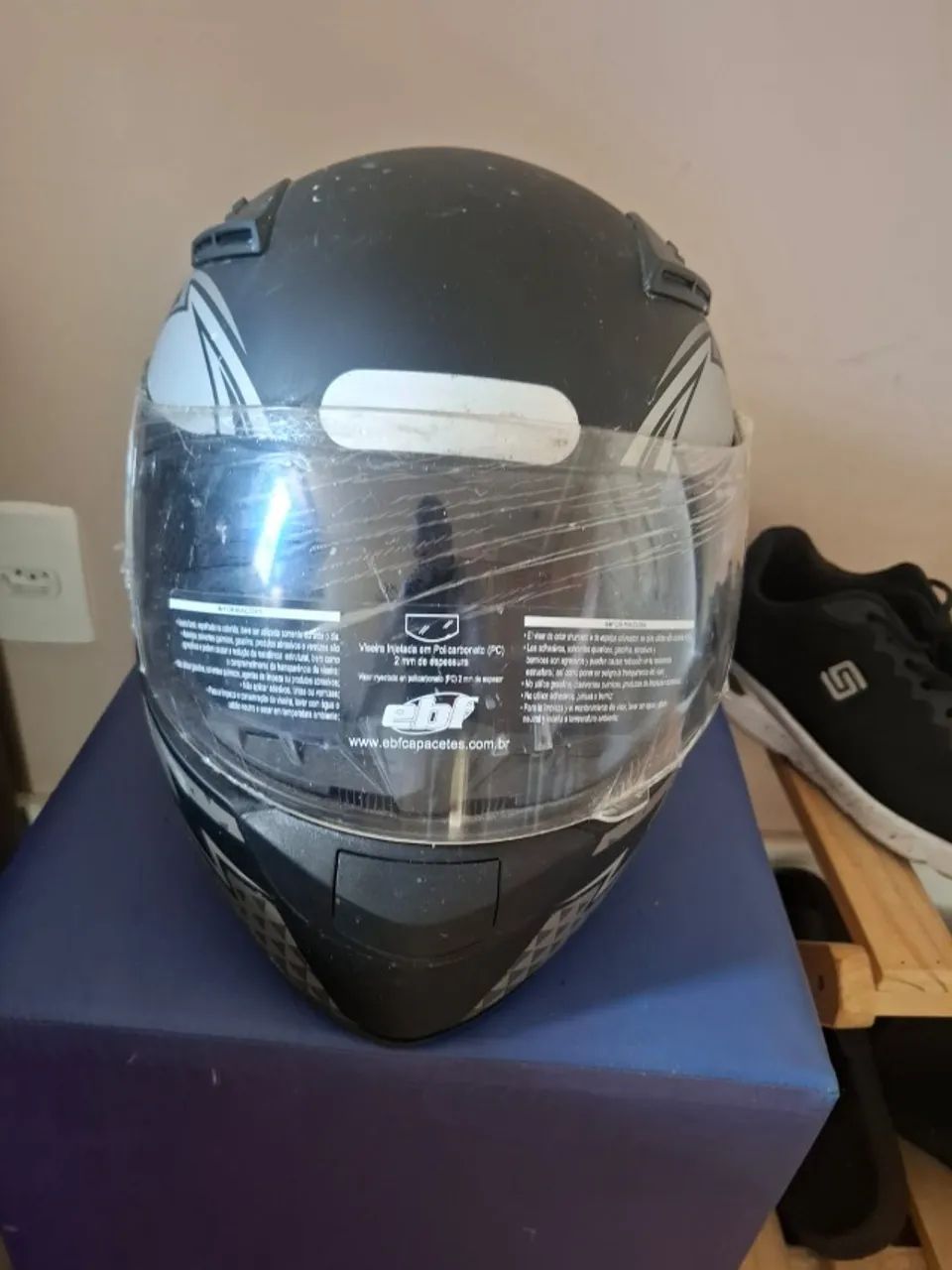 Capacete de Moto EBF - Foto 3