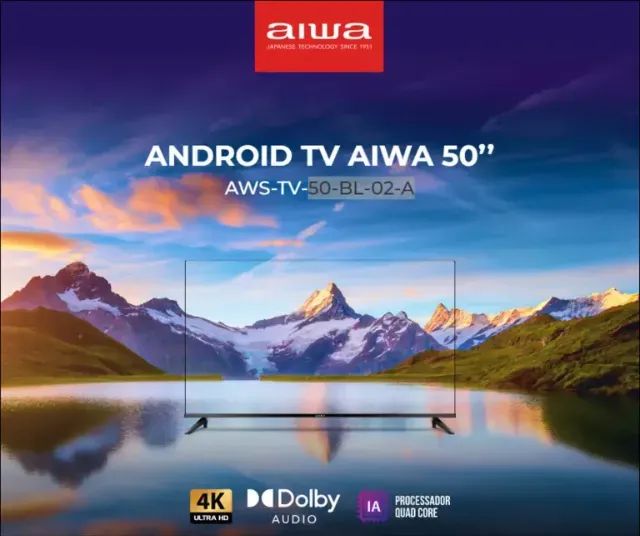 Smart TV AIWA 50 Polegadas com Android 4k Ultra HD - Foto 4